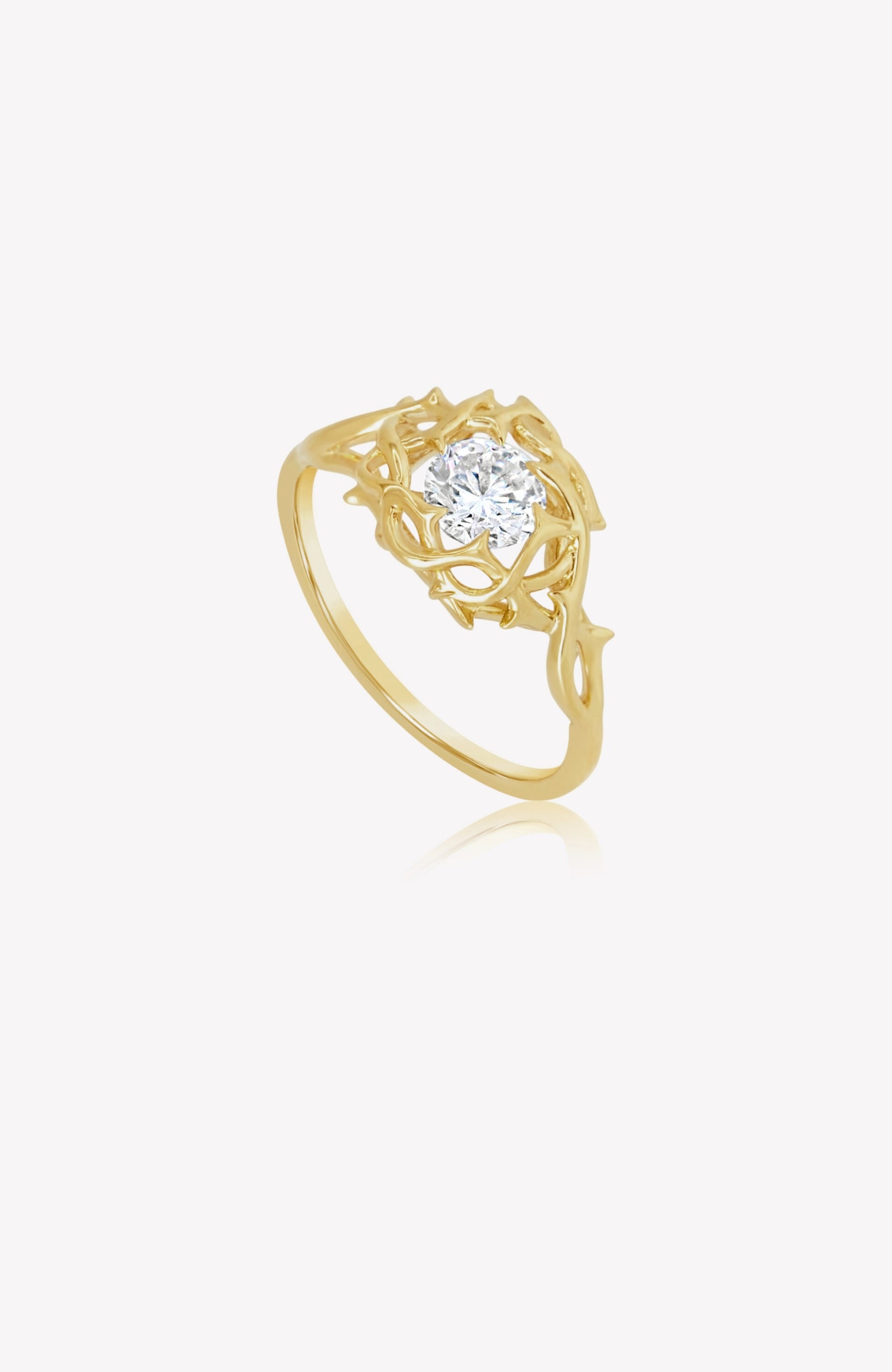 Crown of Thorns Statement Ring
