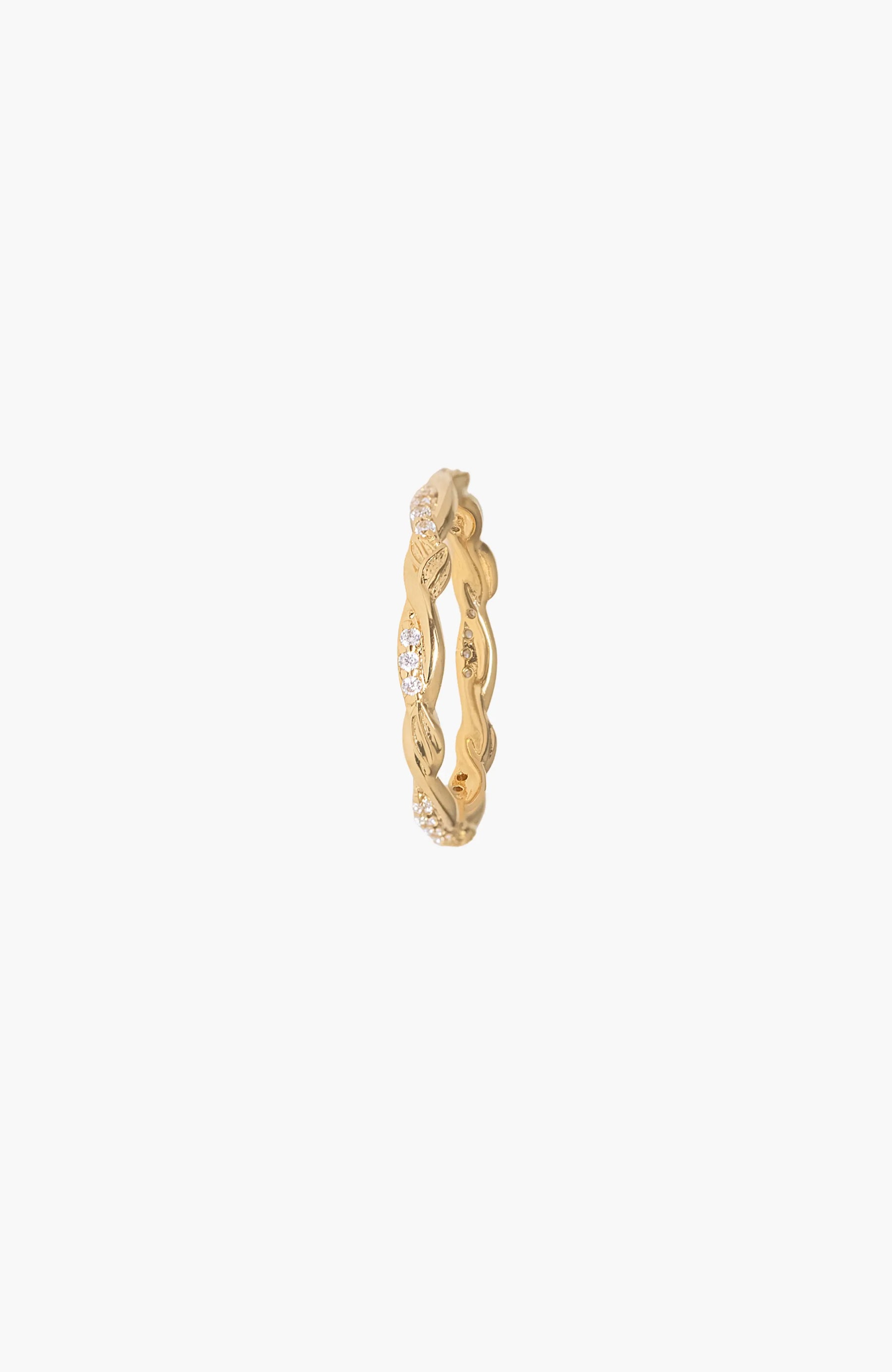 Sacred Vine Band Ring