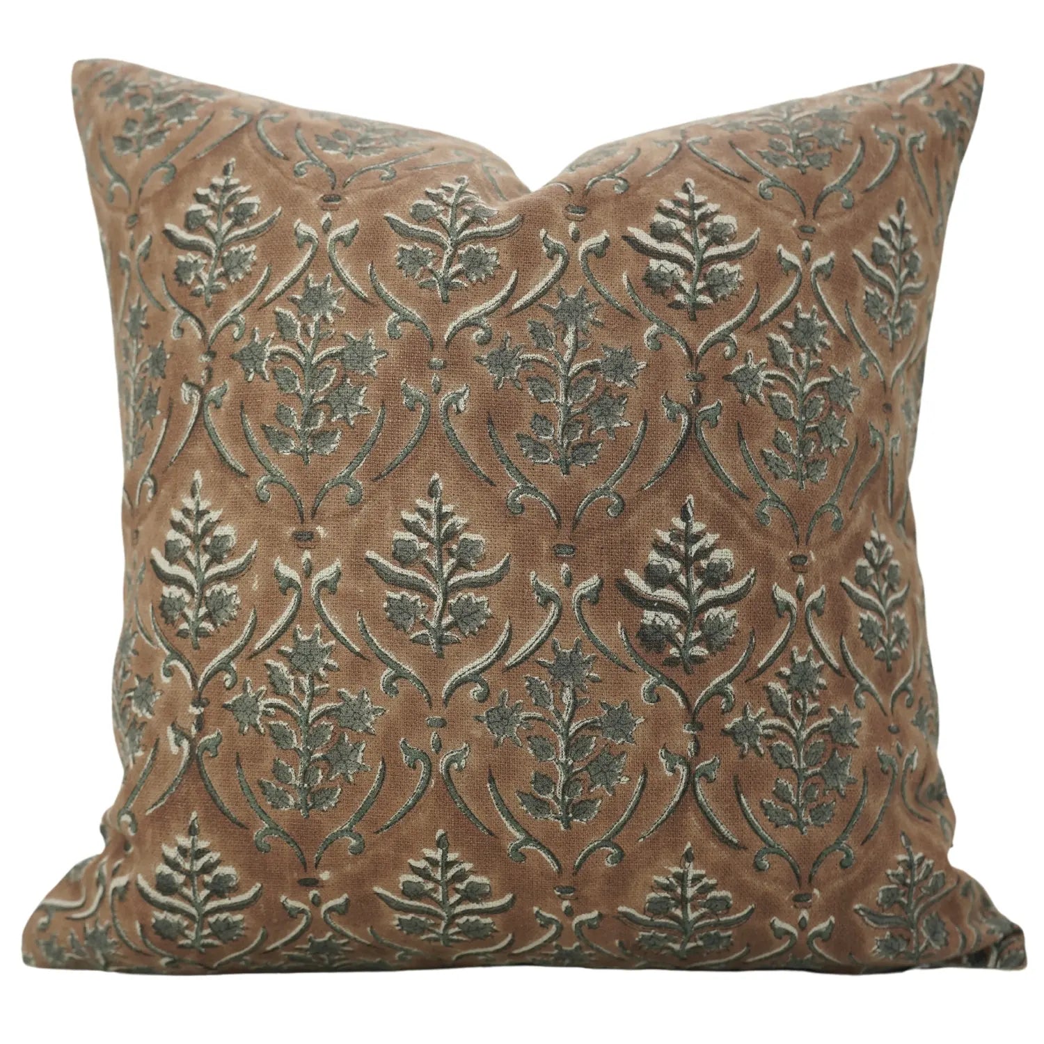 Hand Block Printed Pillow Cover Thick Linen - Vishal Pushp
