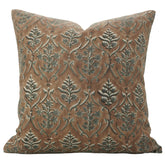 Hand Block Printed Pillow Cover Thick Linen - Vishal Pushp
