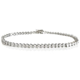 THE “KATE” 3 PRONG 3MM TENNIS ANKLET