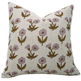 Handcrafted Block Print Boho Thick Linen Pillow Cover- Kirti