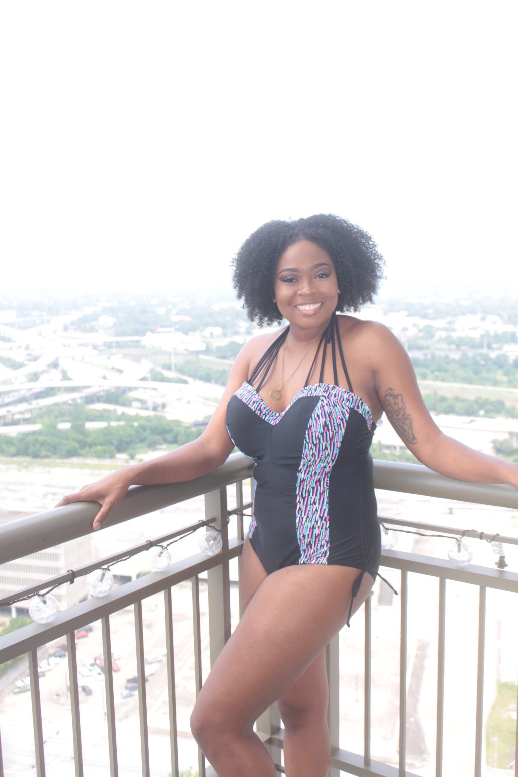 Curvy Kate Galaxy Swimsuit Multi Print