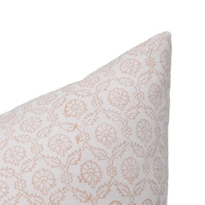 Accent Handmade Block Print33 Thick Cotton White Pillow Cover - Shehnaaz