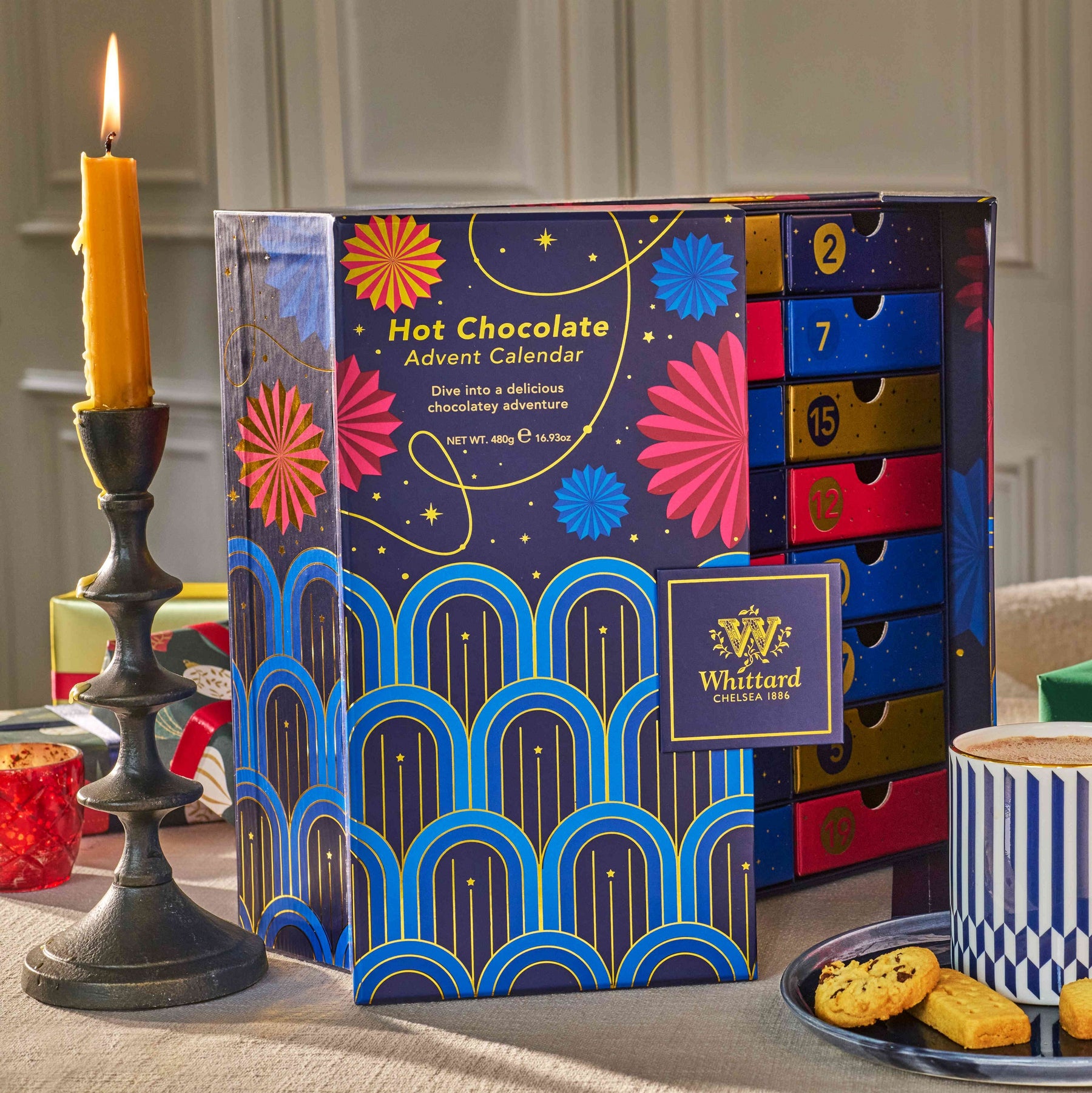 Whittard Hot Chocolate Advent Calendar, 24 Servings