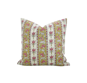 Beautiful Hand Block Printed Design Viscose Linen Piillow Cover - Laxmi