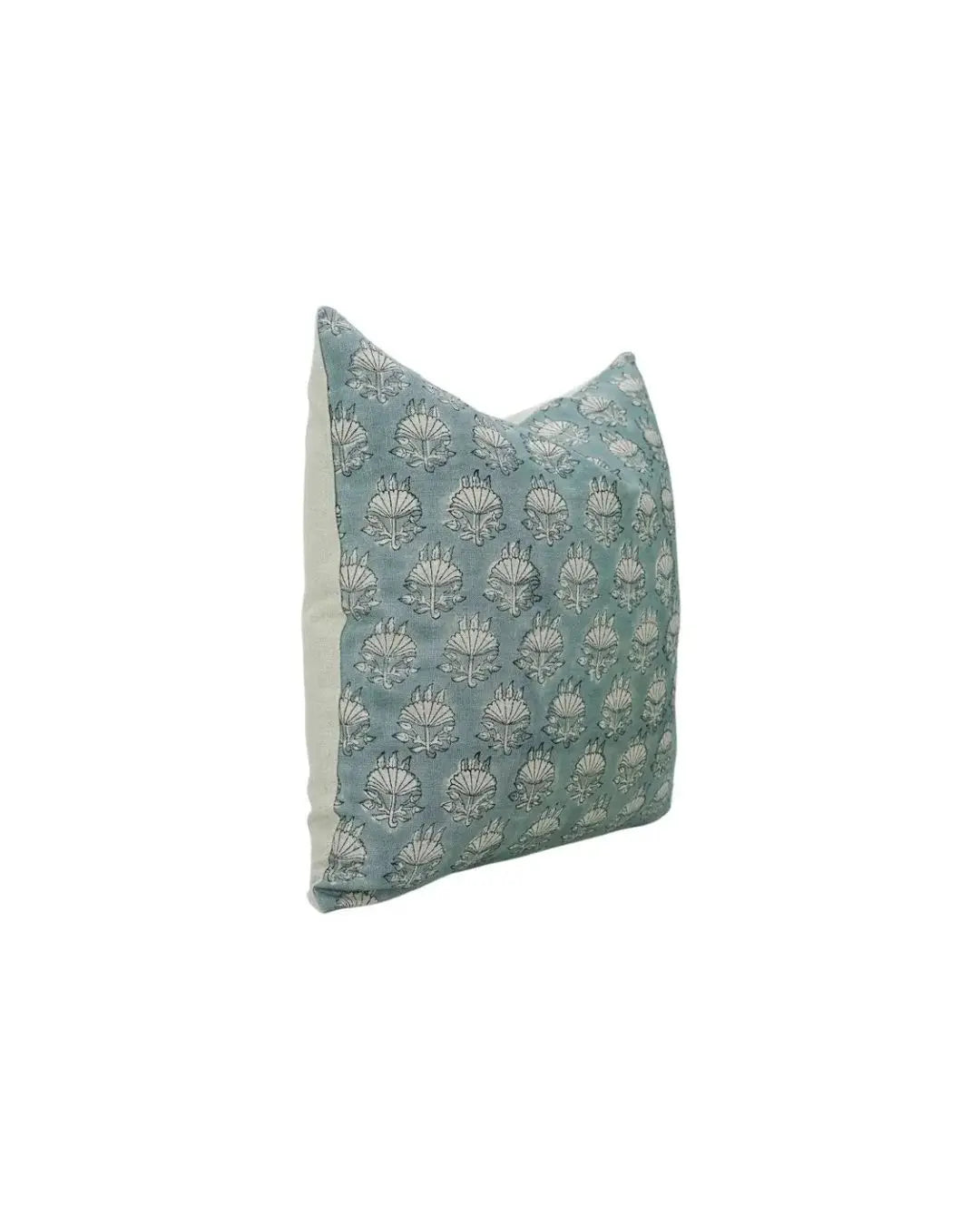 Decorative Hand Made Block Printed Boho Pure Linen Pillow Cover- Chatri