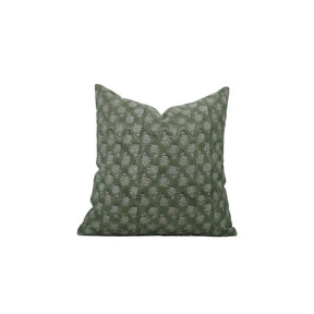 Handmade Traditional Block Print Pure Linen Pillow Cover- Jasmine