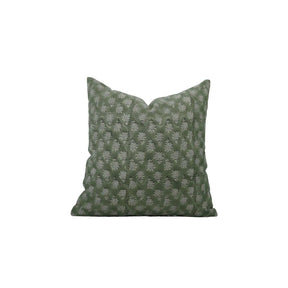 Handmade Traditional Block Print Pure Linen Pillow Cover- Jasmine