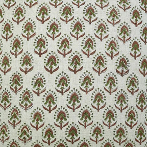 Decorative Hand Block Print Viscose Linen Pillow Cover- Gurukul