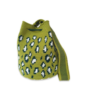 Leopard Verde Wayuu Bag