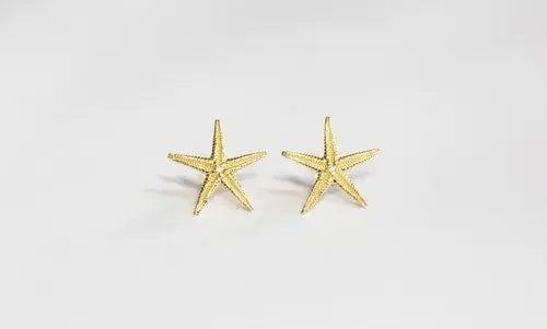 Small Sterling Silver Sea Star earrings