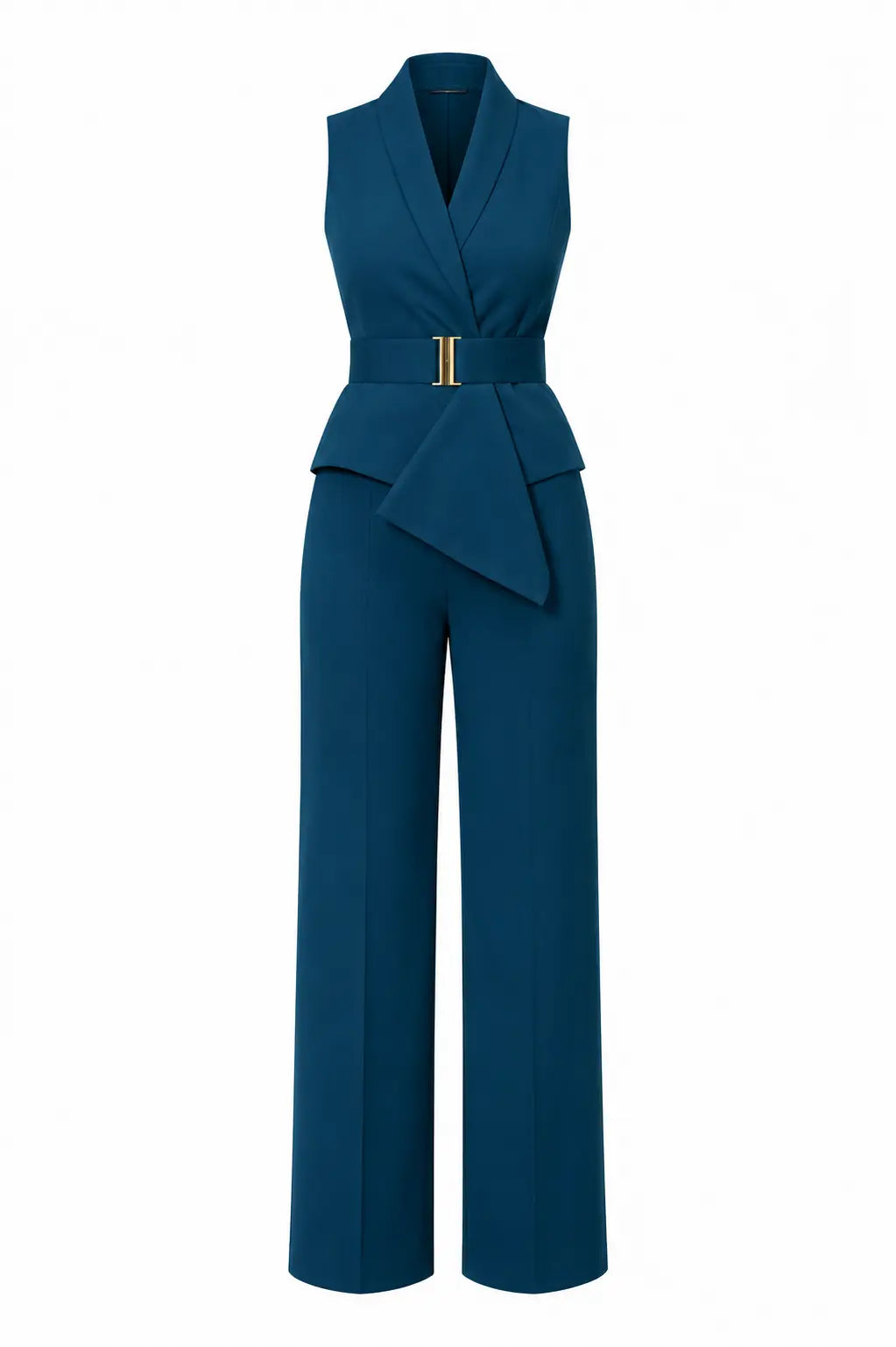 Teal Waist Coat & Trouser