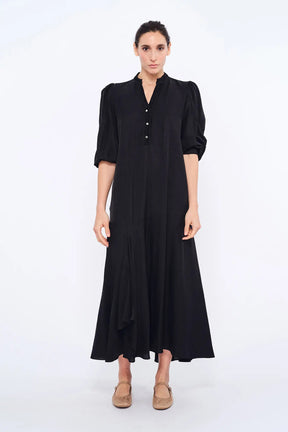 Carlie Asymmetrical Dress | Black