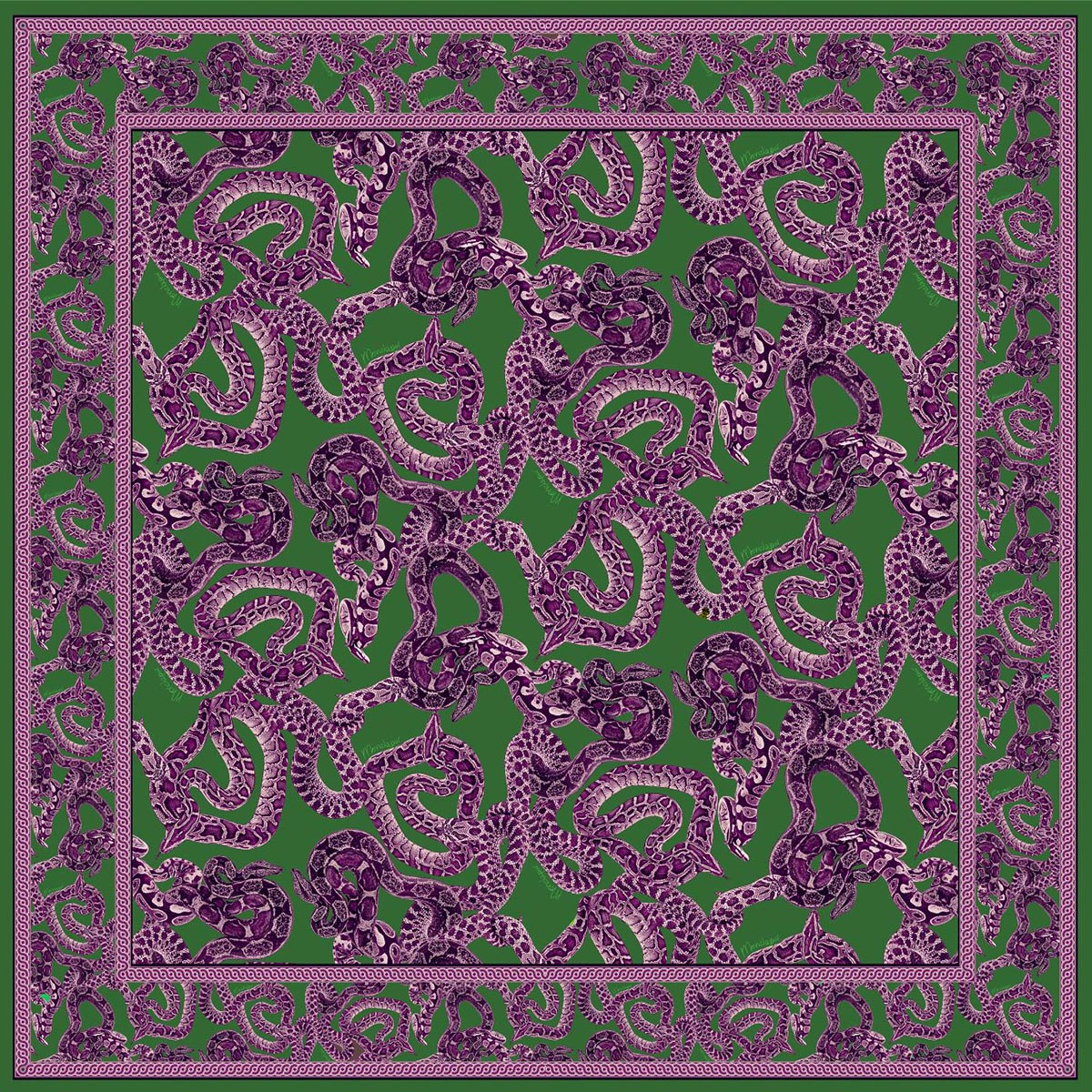 Silk Snake Scarf - Large