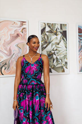 Fundua Backless Maxi Dress