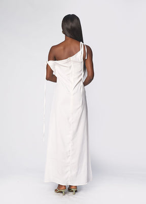 SIA DRESS- OFF WHITE MAGNOLIA