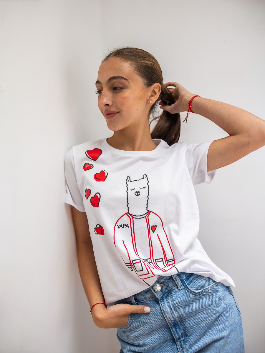 Alpaca graphic T-Shirt Love