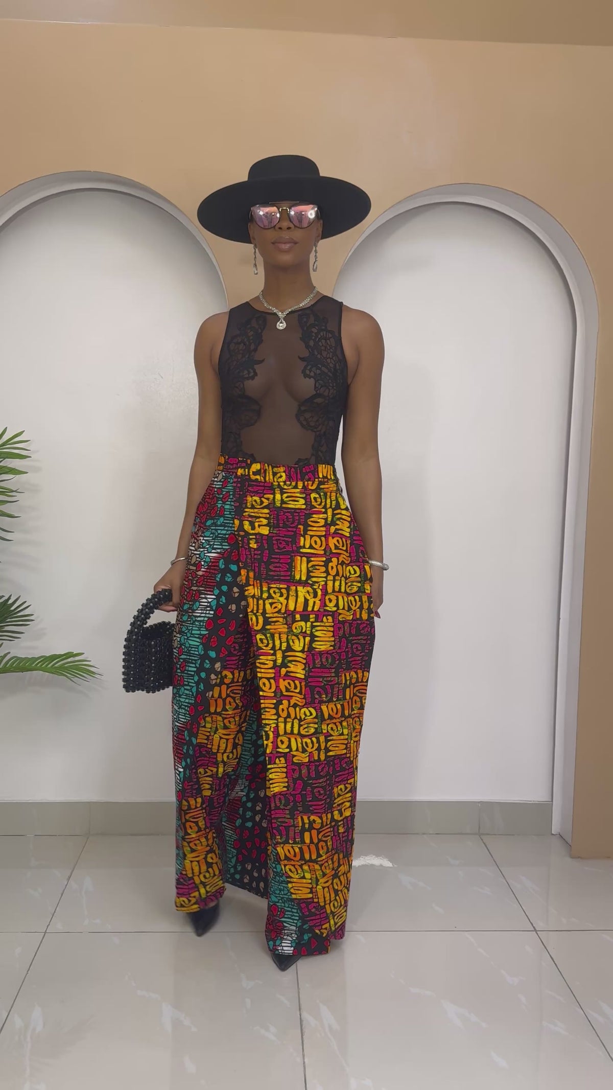 Akakpo Patchwork Pants Skirt