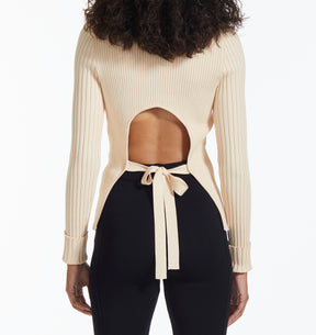 Bow Back Sweater