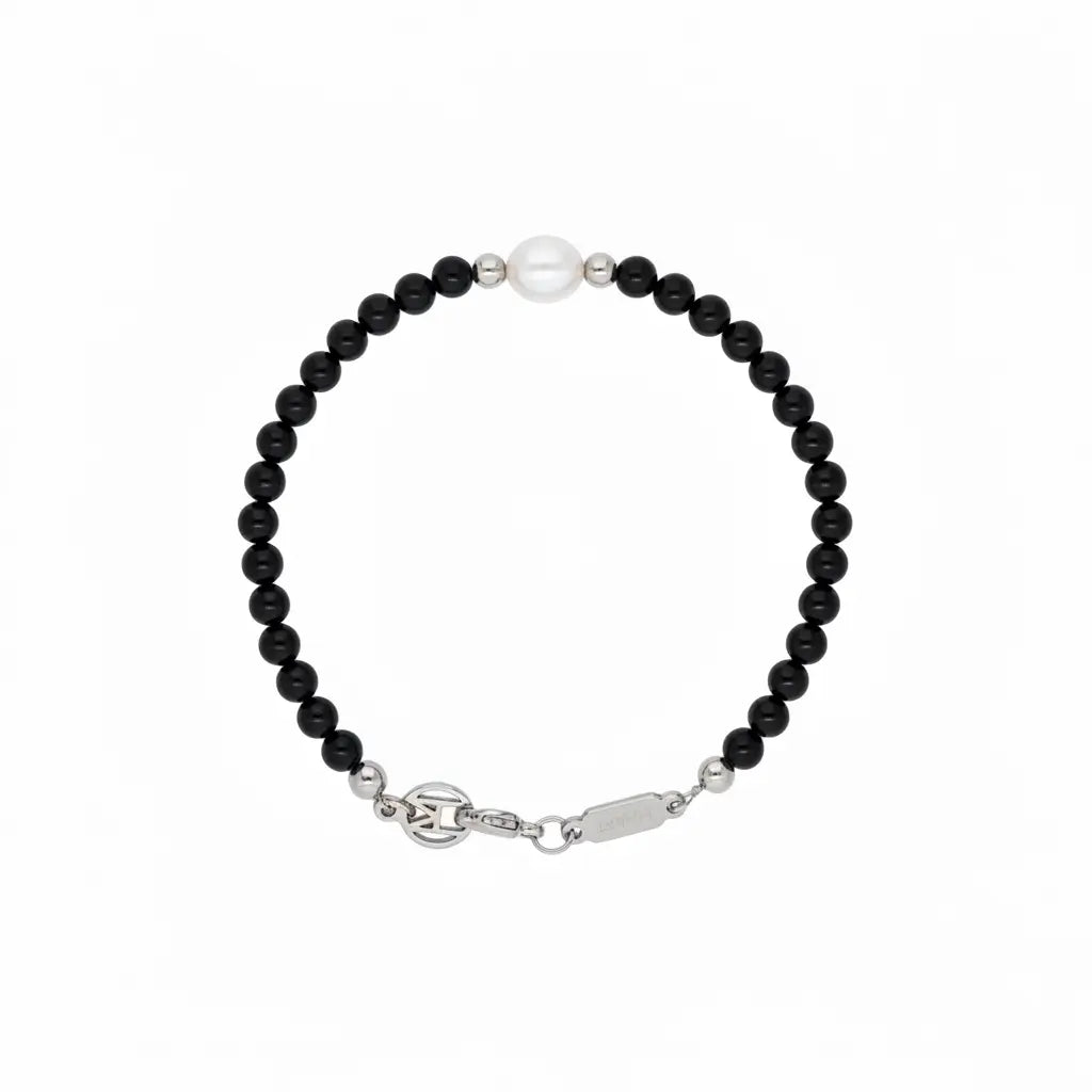 Onyx Pearl Bracelet
