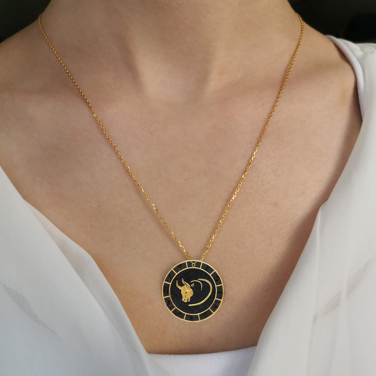 Taurus Zodiac Necklace