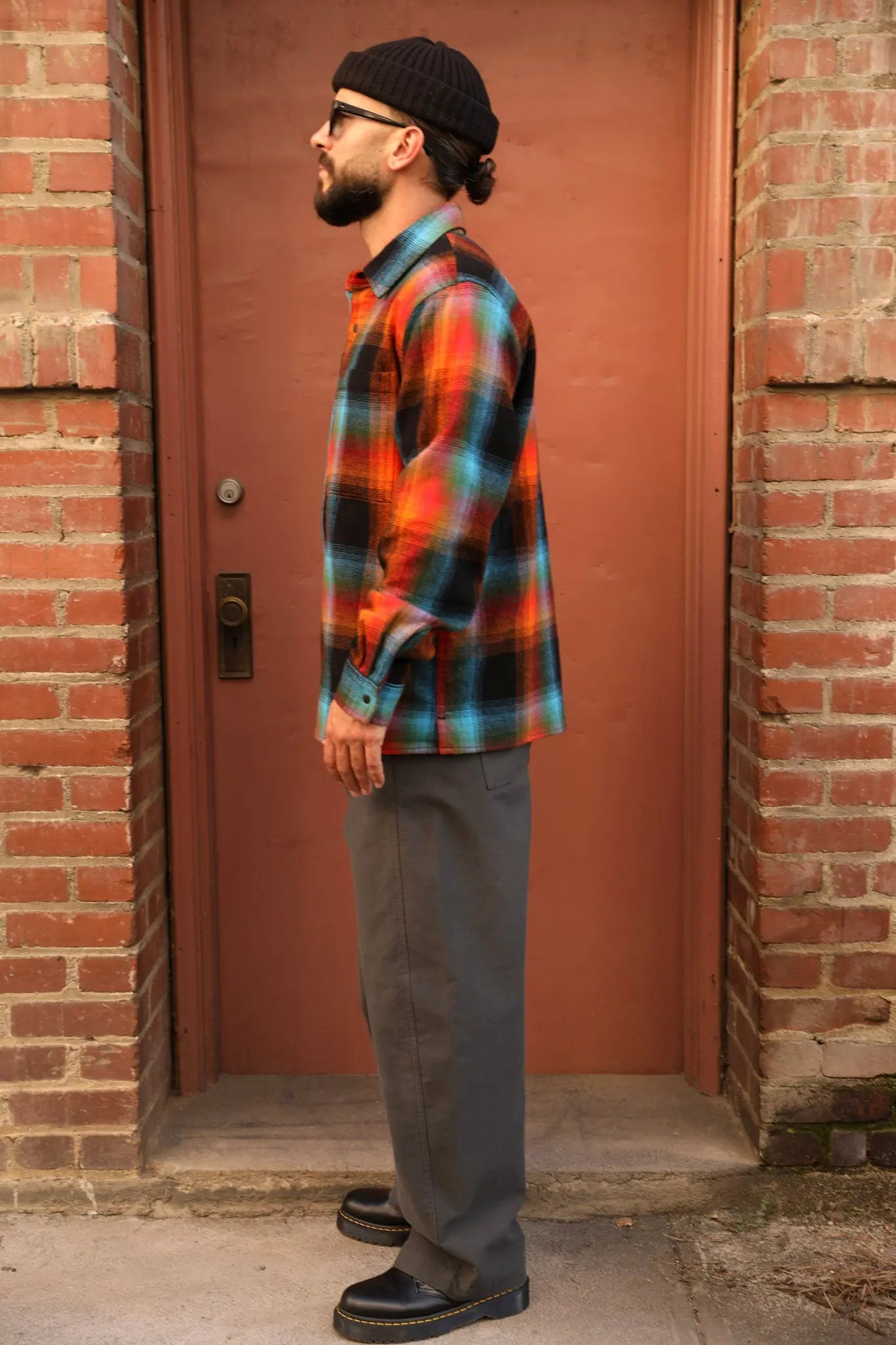 Burst Flannel Shirt Jacket