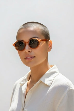 Topaz Round 48mm Sunglasses