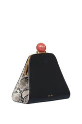 Josephine Ball Frame Calfskin Leather Bag