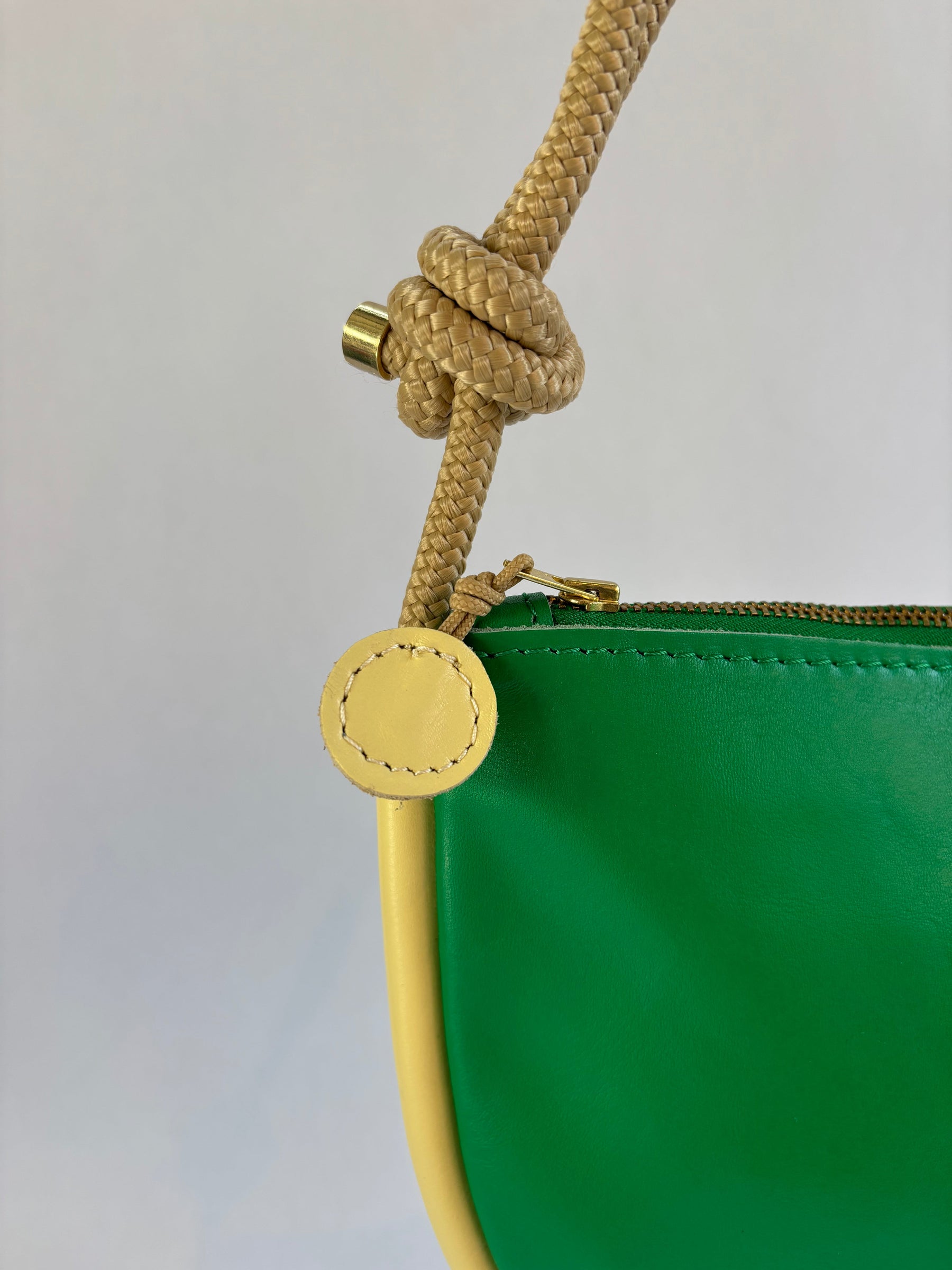 Selene Bag - Lawn Green / Butter (Sample)