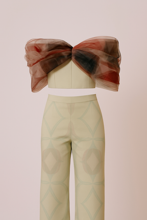 Tessa Tulle Bow Corset