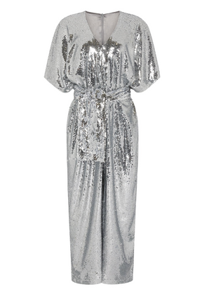 Wide Leg Sequin Palazzo Jumpsuit