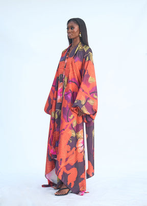 IDA ROBE DRESS- PLUM CALA