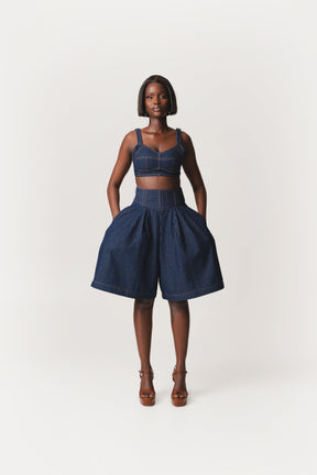 Denim Pinstripe SHANI Pants