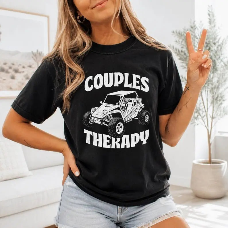 Couples Therapy Side By Side UTV Graphic T-Shirt