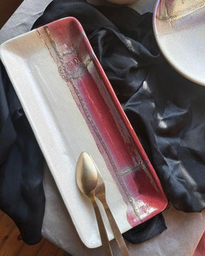 Mystic Horizon Artisan Rectangular Platter