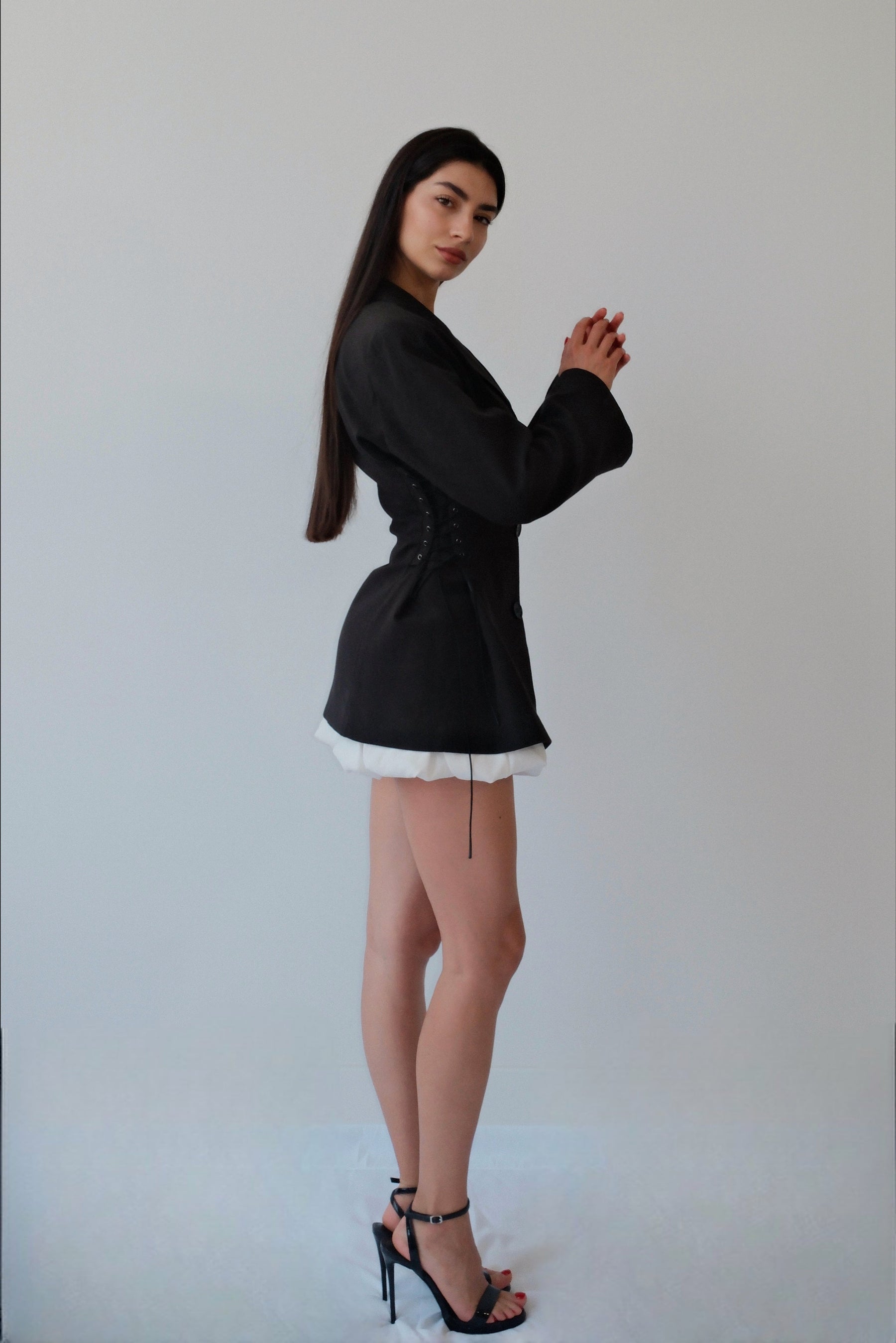 Delina Blazer in Black