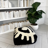 Abode Santaan Floor Cushion in Black