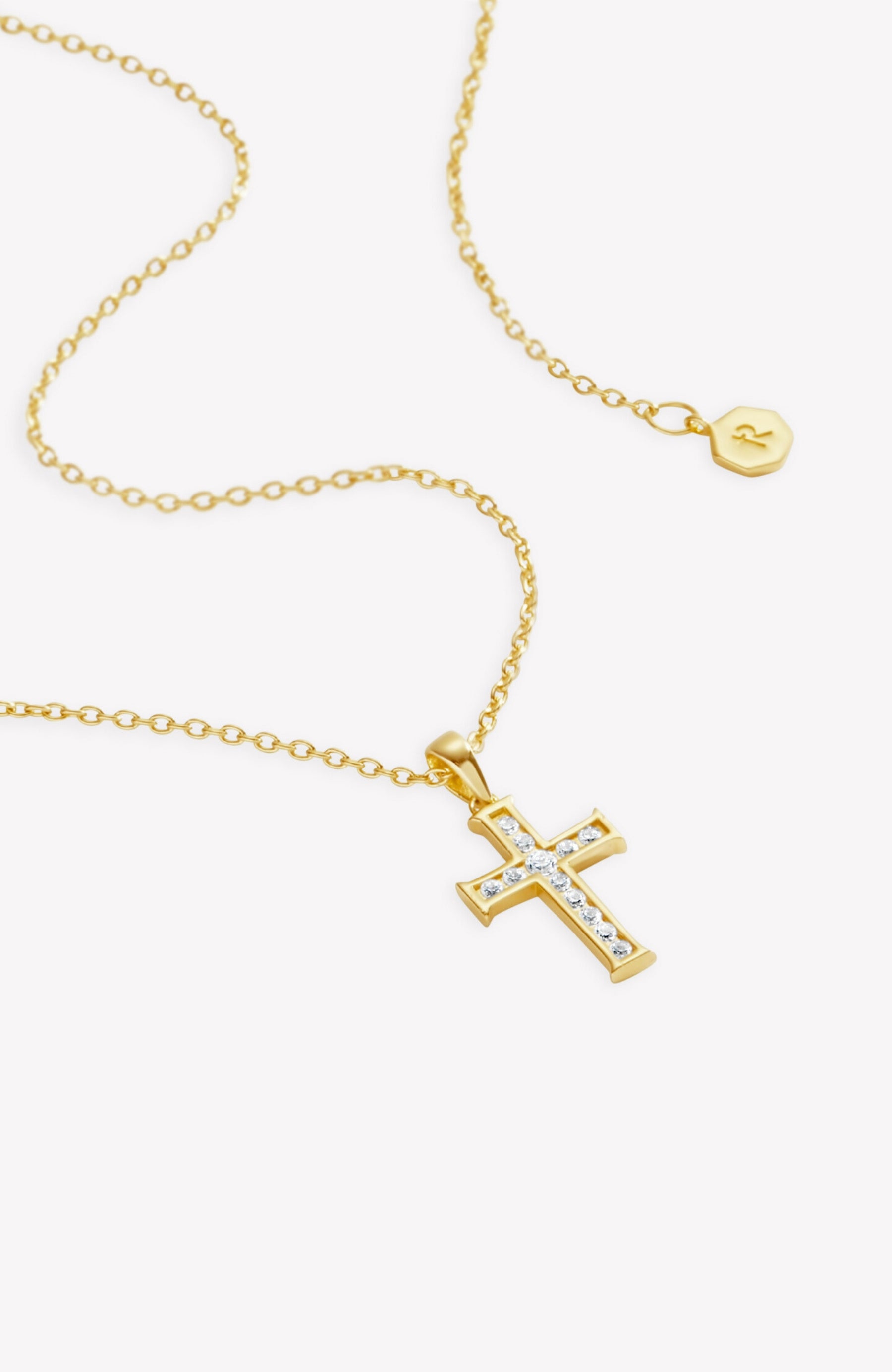 Luminous Cross Pendant Necklace