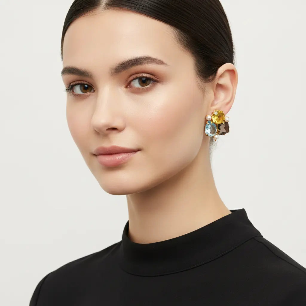 Tangiers Post Earrings