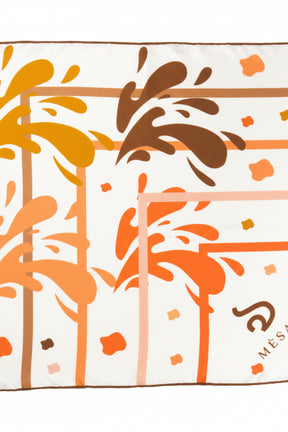 Sunrise Square Mulberry Silk Scarf