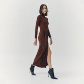 Evangeline Turtleneck Maxi Dress