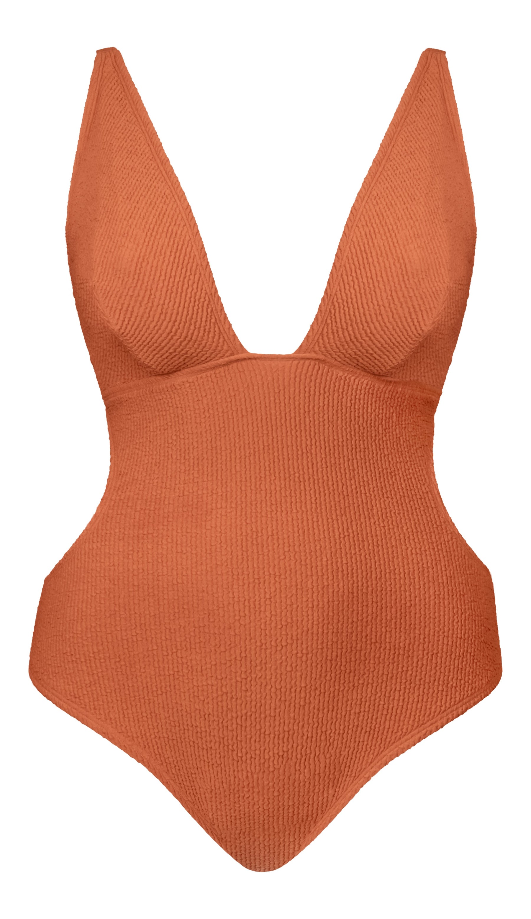 Curvy Kate Holiday Crush Non-wired Plunge Swimsuit Rust