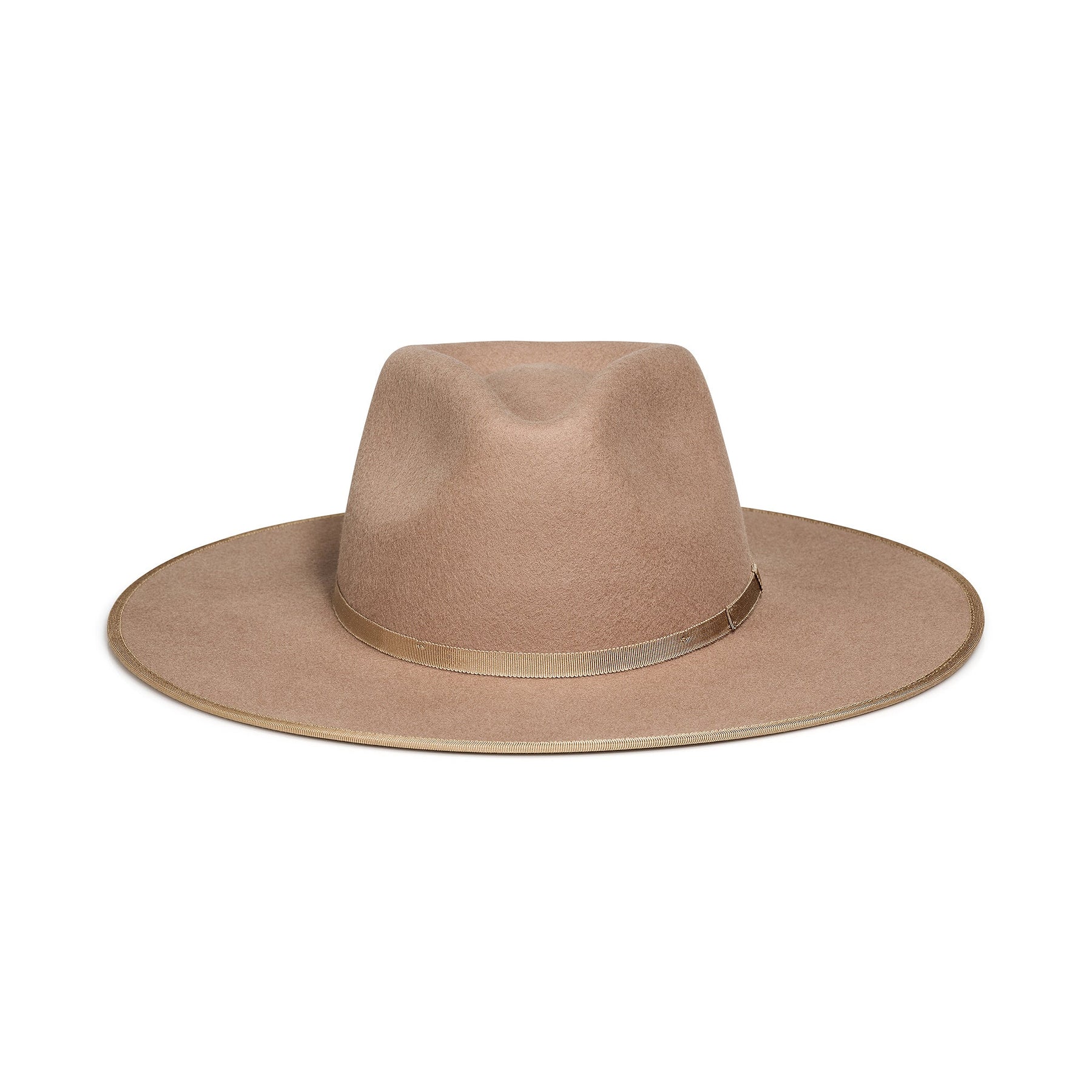FLAT BRIM HAT - TAN