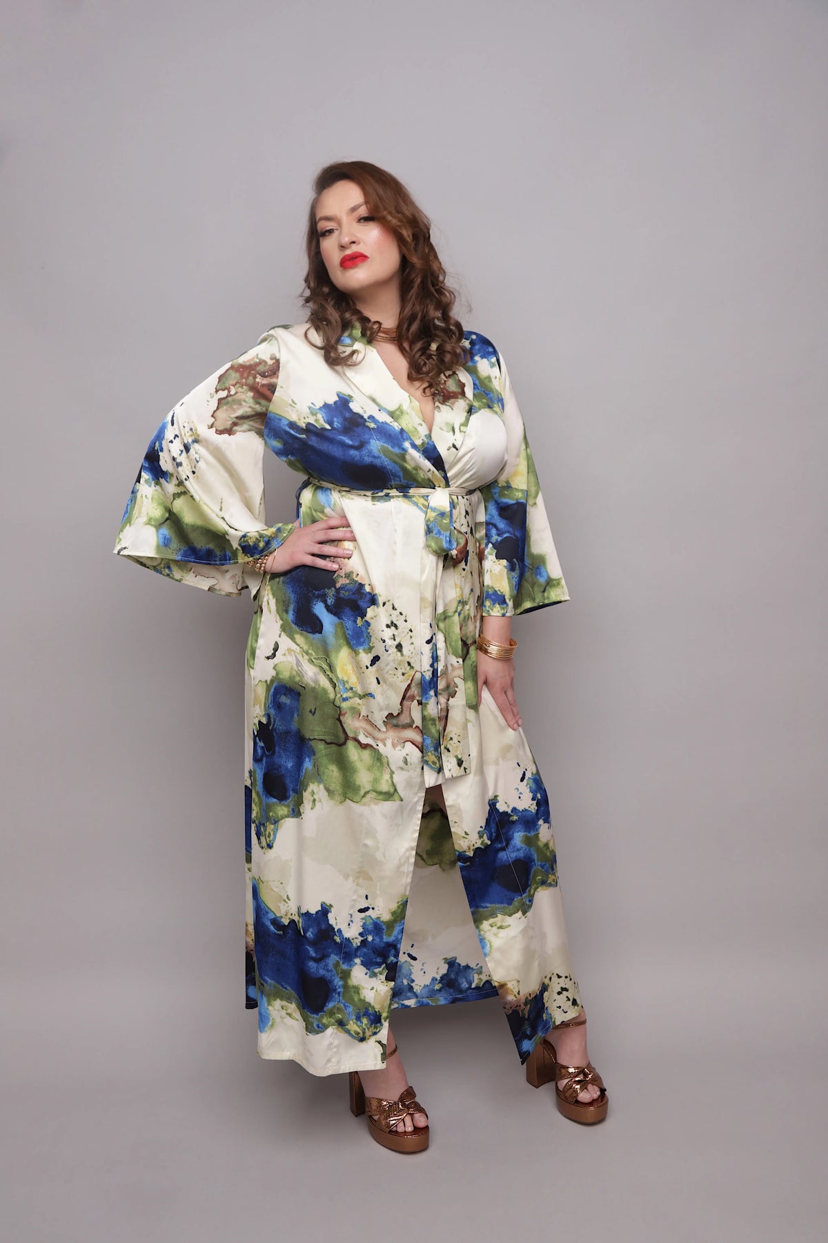 TIDO PLUS SIZE KIMONO