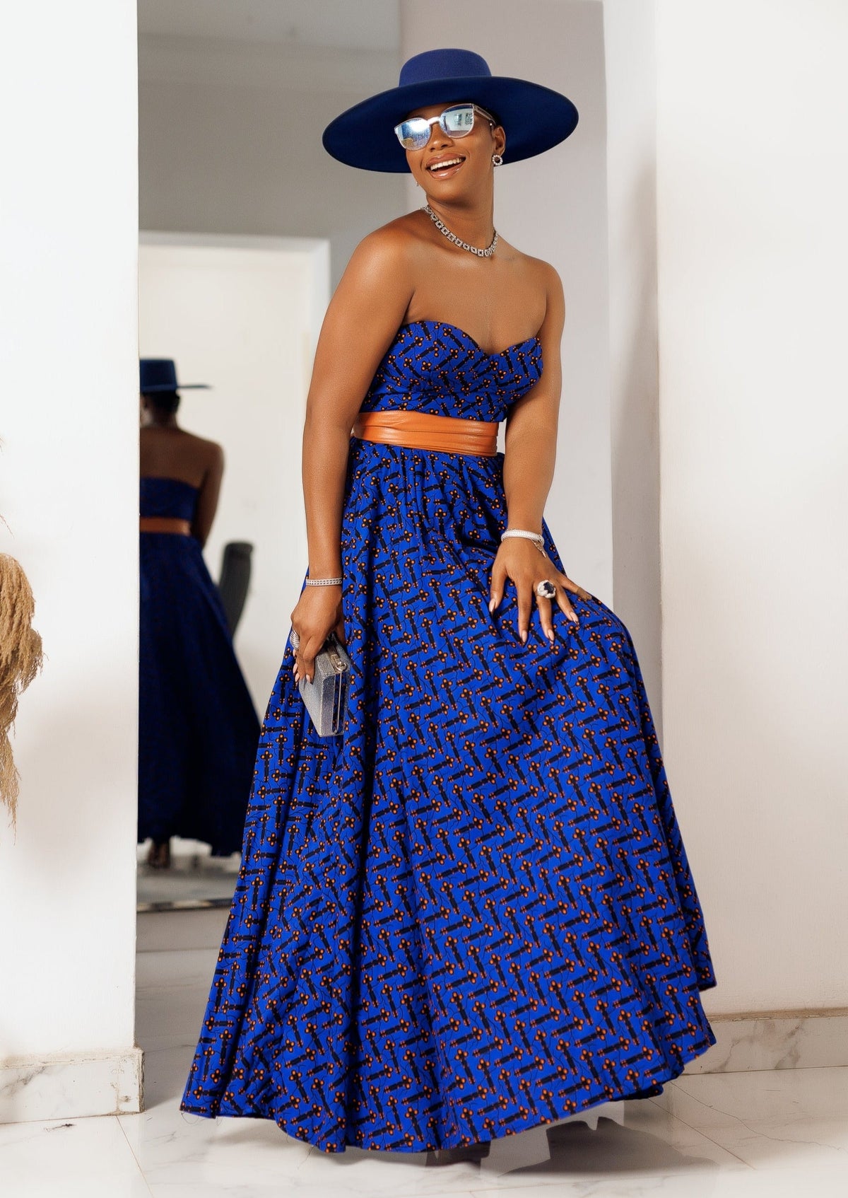Adiba  Strapless Sweetheart Neckline Dress