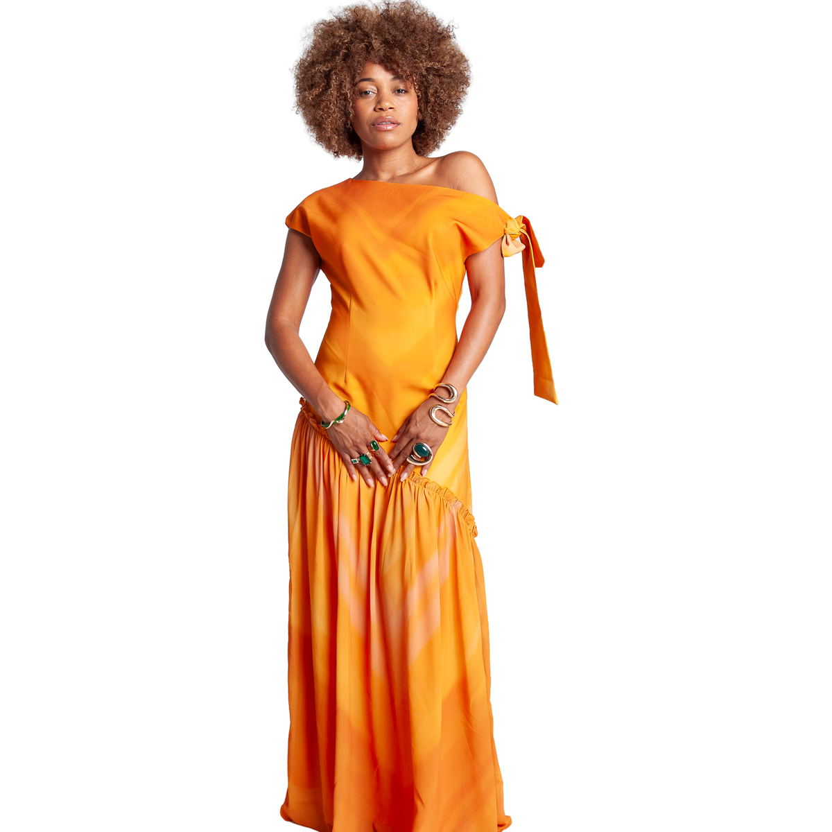 Asymmetric Maxi Dress