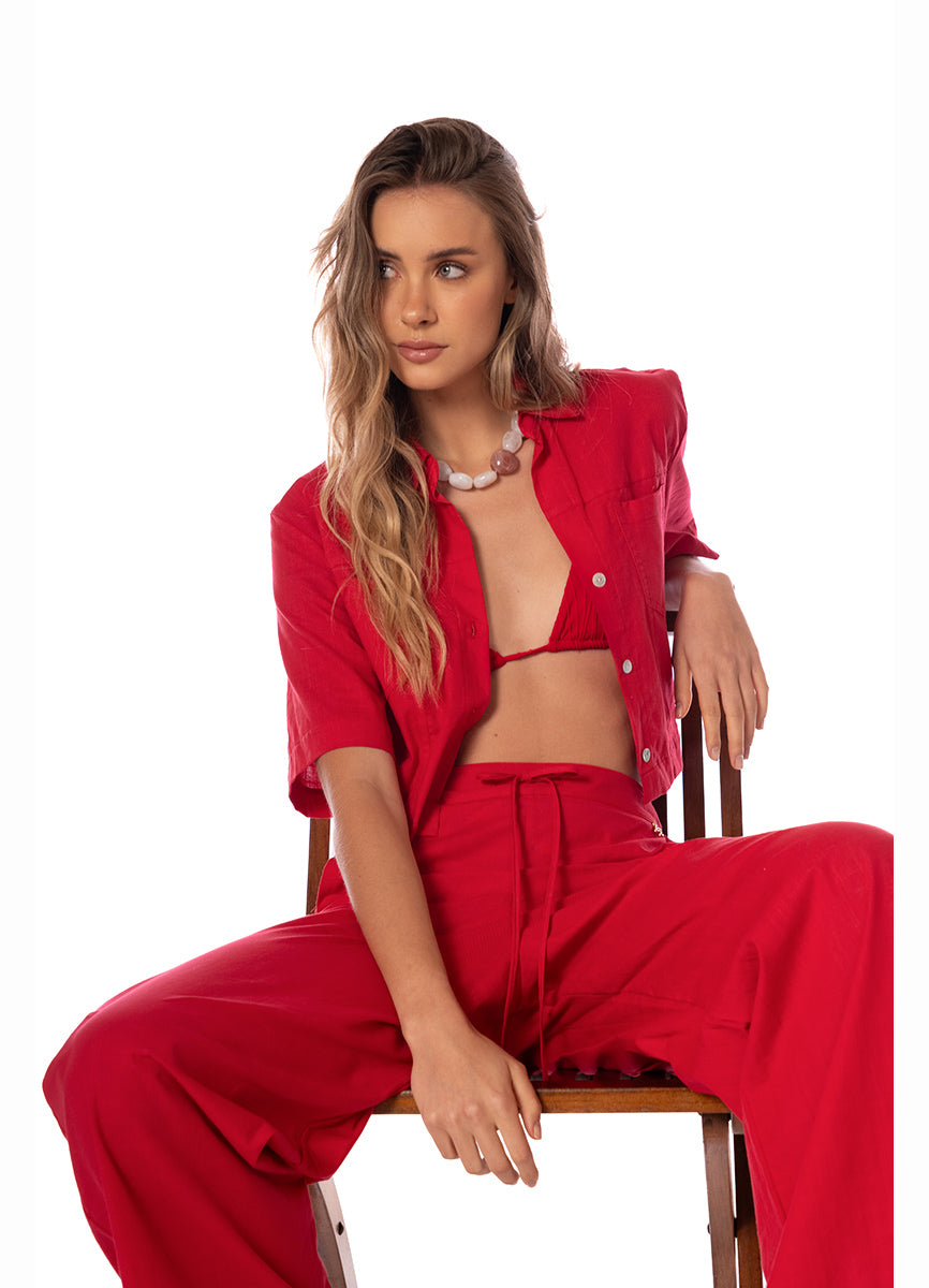 CRIMSON HEAT KATYA SHIRT 9518