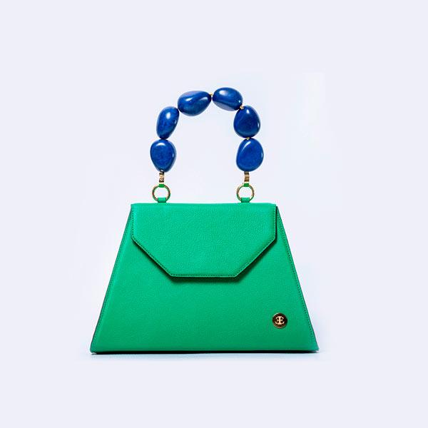 Emilia - Green Top Handle Bag