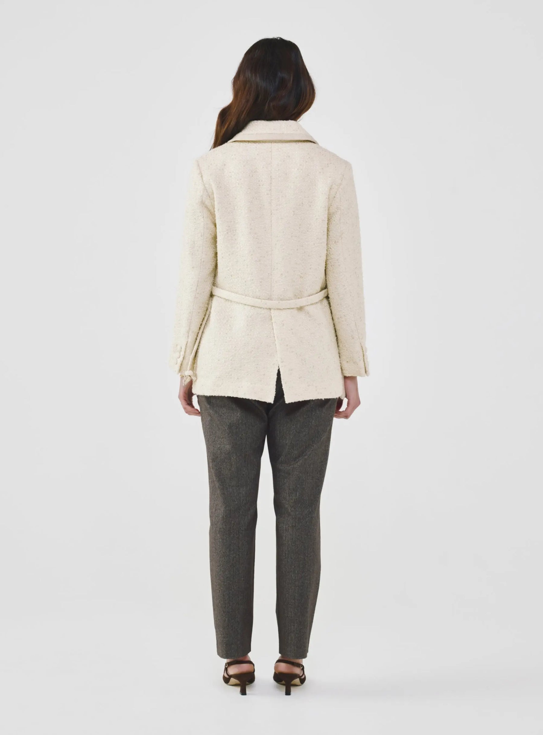 Fancy Tweed Shirt Jacket